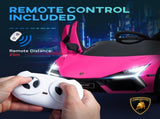 Lamborghini Revuelto Licensed 12V Ride on Car w/ Butterfly Doors, Transport Wheels, Suspension, T3398P555151