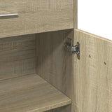 Bathroom Cabinet Sonoma Oak 60x33x80 cm Engineered Wood 849645