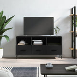 TV Cabinet Black 102x36x50 cm Engineered Wood 829053