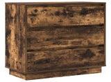 Bedside Cabinet Smoked Oak 71 x 34.5 x 75 cm Engineered wood 869638