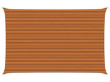 Sun Shade Sail Orange and Brown 7 x 6 m 100% Polyester Oxford 42031055