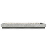 Bed Frame without Mattress Concrete Grey 100x200 cm 3281206