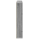 Magazine Rack 2 pcs Grey Sonoma 60 x 12 x 70 cm Engineered Wood 890835