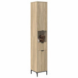 Bathroom Cabinet with Drawer Sonoma Oak 31.5 x 33 x 190 cm 883406