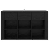 Sideboard Black Oak 100 x 30 x 59.5 cm Engineered Wood 881149