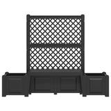 Garden Bench Kopenhagen Anthracite 173 x 49 x 135.5 cm PP 42041747