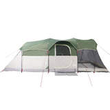 Family Tent Tunnel 8-Person Green Waterproof 94785
