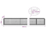Gabion with 3.5 mm Wire and 5x2.5 cm Mesh 1050x50x50 cm 3461847
