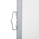 Retractable Side Awning Cream 140x600 cm 317989