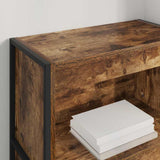 Book Cabinet Smoke Oak 60 x 30 x 121 cm Engineered Wood 886392