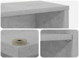 CD Cabinet Concrete Grey 65 x 23.5 x 97.5 cm Engineered Wood 8012680
