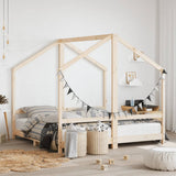 Kids Bed Frame 2x cm Solid Wood Pine 3200595
