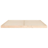 Bed Frame without Mattress 180x200 cm Super King Solid Wood Pine 823429