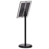 Poster Stands 2 pcs Black 32.7 x 24 x 108 cm Aluminium 3385633