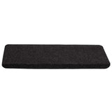 Stair Mats Self-adhesive 30 pcs Black 65x24.5x3.5 cm 3365908