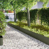 Lawn Edging 50 pcs Olive Green 100 x 0.05 x 30 cm 3335791