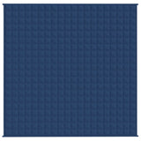 Weighted Blanket Blue 200x200 cm 13 kg Fabric 350797