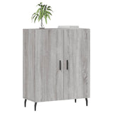 Sideboard Grey Sonoma 69.5x34x90 cm Engineered Wood 827746