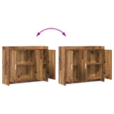 Sideboard Old Wood 98.5 x 33 x 80 cm Engineered Wood 8011129