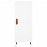 Highboard White 34.5x34x180 cm Engineered Wood 3200105