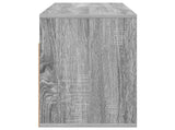 Lowboard with Drawer Grey Sonoma 87 x 27.5 x 43 cm 8000585