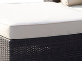 8 Pieces PE Rattan Corner Sofa with Thick Cushions, Aluminium Outdoor Rattan Garden Furniture T3398P320006