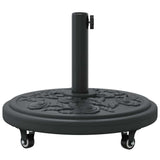 Parasol Base Art Deco Black 45 x 39.5 cm Iron 42002564
