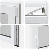 Basement Window "RISOR" 120x60 cm Tilt&Turn DIN Right White 4108332