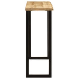 Console Table with Live Edge 105x33x76 cm Solid Wood Mango 372765