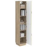 Cabinet Set 2 pcs Sonoma Oak Engineered Wood 3416792