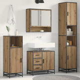 Bathroom Furniture Set 3 pcs Artisan Oak Engineered Wood 3402549