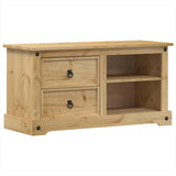 TV Cabinet Corona 100x40x52 cm Solid Wood Pine 4005668