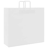 Paper Bags 250 pcs with Handles White 54x15x49 cm 4101850
