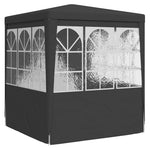 Professional Party Tent Side Walls 2.5x2.5 m Anthracite 90 g/m 48533