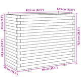 Garden Planter 90x40x72.5 cm Impregnated Wood Pine 3282598