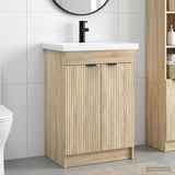 Bathroom Furniture Set Sonoma Oak 78.5 x 37.5 x 81 cm 3404156