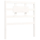 Bed Frame without Mattress White 90x200 cm Solid Wood 3194427
