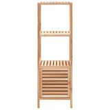 Bathroom Storage Cabinet Solid Walnut Wood 39.5x35.5x123 cm 247099