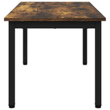 Coffee Table Smoke Oak 100 x 50 x 45 cm Engineered Wood 892574