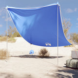 Beach Canopy with Sand Anchors Blue 214x236 cm 4008641