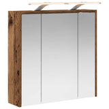 Bathroom Mirror Cabinet Old Wood 63.5 x 16 x 62.5 cm 889165