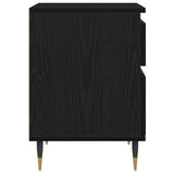 Bedside Cabinet 2 pcs Black Oak 40 x 35 x 50 cm Engineered Wood 862966