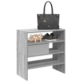 Shoe Racks 2 pcs Stackable Grey Sonoma 60x30x30.5 cm 858868