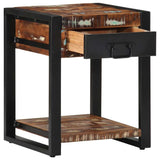 Side Table Multicolour 40x40x50 cm Solid Wood Reclaimed 4015942