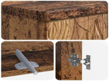 3 Piece Bathroom Cabinet Set DELFT Old Wood Engineered Wood 3417466