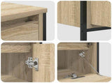 Bathroom Furniture Set 3 pcs Sonoma Oak Engineered Wood 3328360