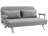 Two-Seater Click-Clack Sofa Bed - Light Grey T3398P330484