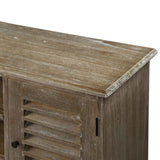 TV Cabinet Solid Mindi Wood 145x35x60 cm 245507