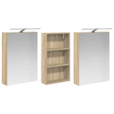 Bathroom Cabinet Set 3 pcs 140 x 14.5 x 70 cm Engineered wood 3403786