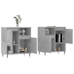 Sideboards 2 pcs Concrete Grey Engineered Wood 3190121